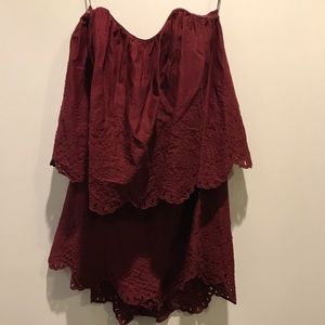 H&M maroon romper